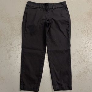 LOFT Outlet Black Original Crop Pants Size 2